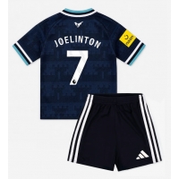 Camiseta Newcastle United Joelinton #7 Segunda Equipación Replica 2026-27 para niños mangas cortas (+ Pantalones cortos)